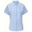 Plus Size Button Up Collared Shirt, Casual Short Sleeve Office Shirt, Women's Plus Size Clothing